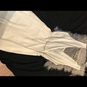 White high low dress